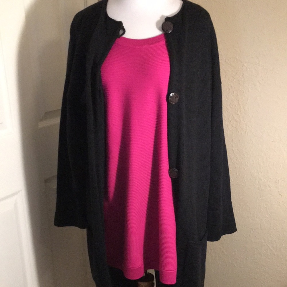 Chicos cardigan and tunic